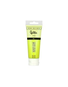 Pintura Acrilica Liderpapel Tubo De Plastico De 60 Ml Color Verde Limon 2