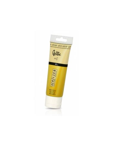 Pintura Acrilica Liderpapel Tubo De Plastico De 60 Ml Color Amarillo Napoles