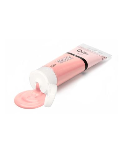 Pintura Acrilica Liderpapel Tubo De Plastico De 60 Ml Color Salmon