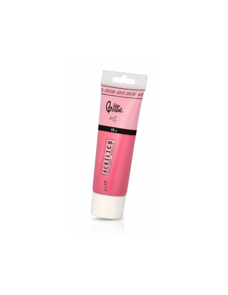 Pintura Acrilica Liderpapel Tubo De Plastico De 60 Ml Color Rosa