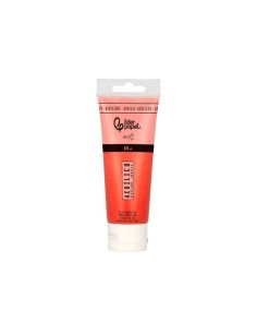 Pintura Acrilica Liderpapel Tubo De Plastico De 60 Ml Color Rojo Bermellon 2