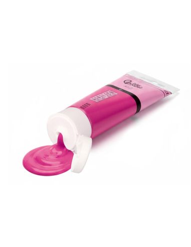 Pintura Acrilica Liderpapel Tubo De Plastico De 60 Ml Color Magenta