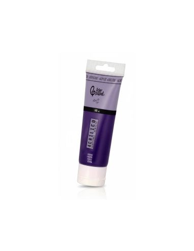 Pintura Acrilica Liderpapel Tubo De Plastico De 60 Ml Color Purpura