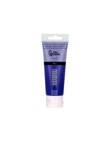 Pintura Acrilica Liderpapel Tubo De Plastico De 60 Ml Color Azul Marino