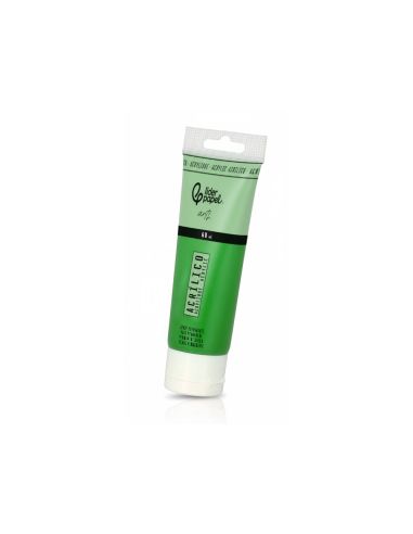 Pintura Acrilica Liderpapel Tubo De Plastico De 60 Ml Color Verde Permanente