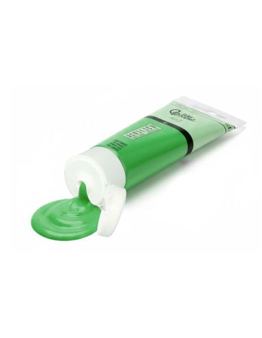 Pintura Acrilica Liderpapel Tubo De Plastico De 60 Ml Color Verde Permanente