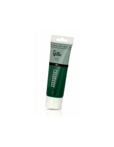Pintura Acrilica Liderpapel Tubo De Plastico De 60 Ml Color Verde Oliva