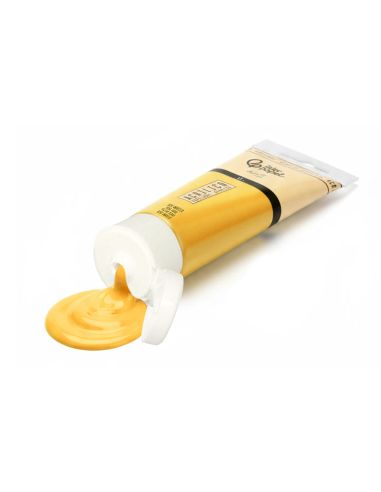 Pintura Acrilica Liderpapel Tubo De Plastico De 60 Ml Color Ocre Amarillo