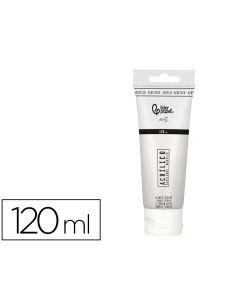 Pintura Acrilica Liderpapel Tubo De Plastico De 120 Ml Color Blanco Titanio