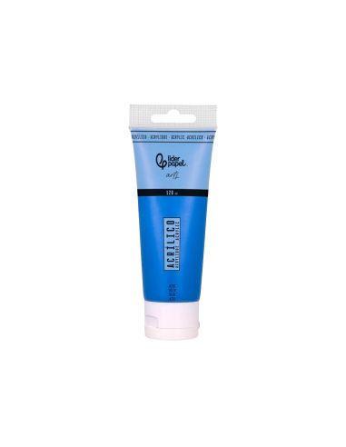 Pintura Acrilica Liderpapel Tubo De Plastico De 120 Ml Color Azul