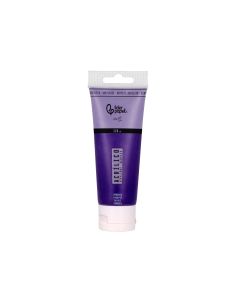 Pintura Acrilica Liderpapel Tubo De Plastico De 120 Ml Color Purpura 2