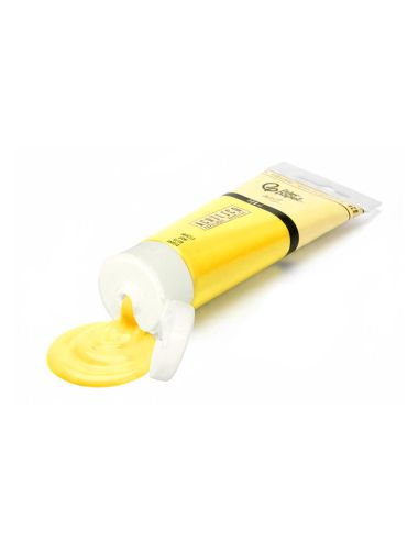 Pintura Acrilica Liderpapel Tubo De Plastico De 120 Ml Color Amarillo