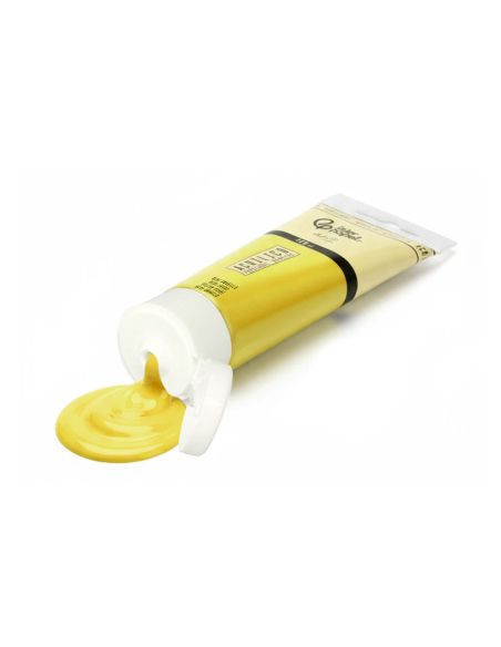 Pintura Acrilica Liderpapel Tubo De Plastico De 120 Ml Color Ocre Amarillo
