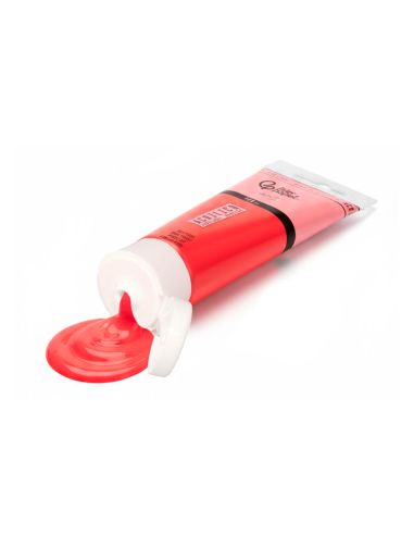 Pintura Acrilica Liderpapel Tubo De Plastico De 120 Ml Color Rojo Pirrol
