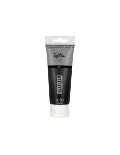 Pintura Acrilica Liderpapel Tubo De Plastico De 120 Ml Color Negro Marfil 2