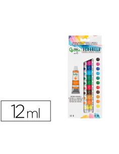 Pintura De Acuarela Liderpapel Caja De 12 Tubos De Aluminio De 12 Ml Colores Surtidos