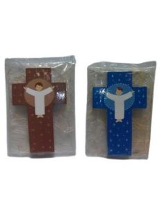 Cruz Jesus 12Cm Azul 470