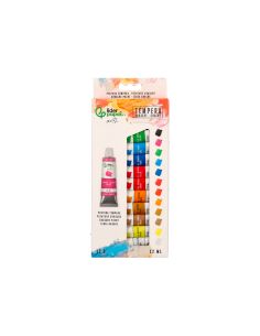 Pintura Gouache/Tempera Liderpapel Caja De 12 Tubos De Aluminio De 12 Ml Colores Surtidos 2