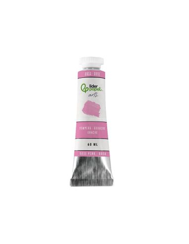 Pintura Gouache/Tempera Liderpapel Tubo De Aluminio De 60 Ml Color Rosa