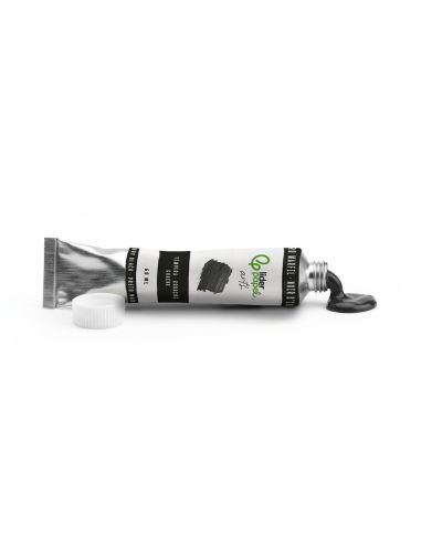 Pintura Gouache/Tempera Liderpapel Tubo De Aluminio De 60 Ml Color Negro Marfil