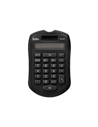 Calculadora Liderpapel Bolsillo Xf43 8 Digitos Solar Y Pilas Color Negro 94X59,5X10,5Mm