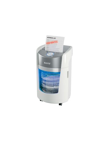 Destructora De Documentos Leitz Optimax 350 Small Office P5 Capacidad Corte 8 Hojas Destruye Grapas Clips