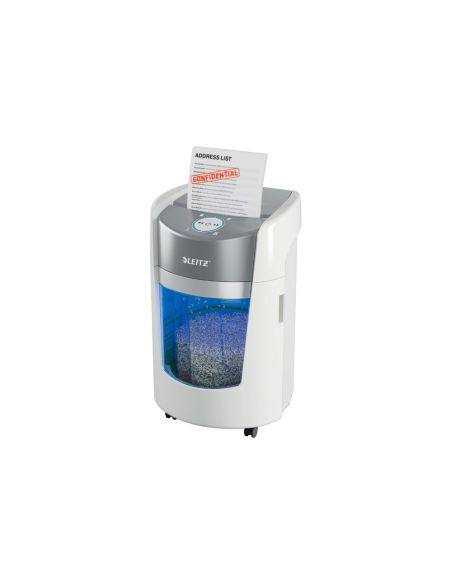 Destructora De Documentos Leitz Optimax 350 Small Office P5 Capacidad Corte 8 Hojas Destruye Grapas Clips