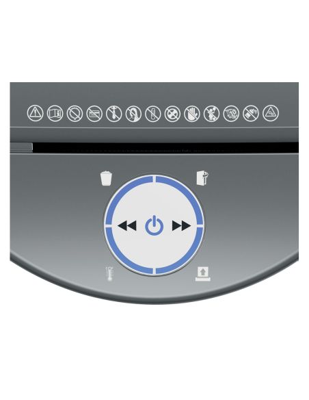 Destructora De Documentos Leitz Optimax 350 Small Office P5 Capacidad Corte 8 Hojas Destruye Grapas Clips