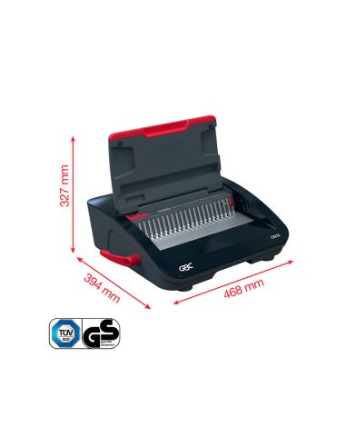 Encuadernadora Electrica Para Canutillo Gbc Combbind Cb25E Perfora 25 Hojas Tamaño A4/A5 Encuaderna 390 Hojas