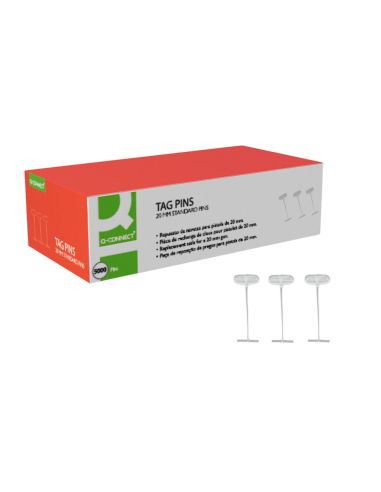 Repuesto De Navetes Q-Connect Para Pistola 20 Mm Caja De 5000 Unidades