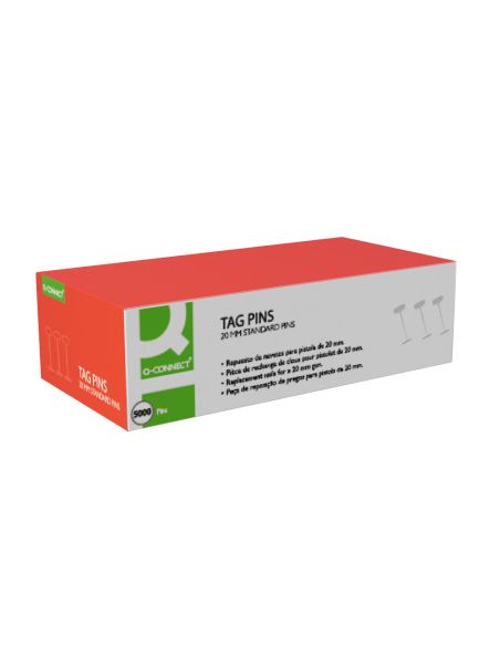 Repuesto De Navetes Q-Connect Para Pistola 20 Mm Caja De 5000 Unidades