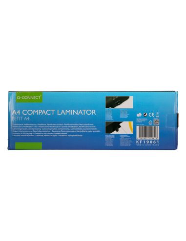 Plastificadora Q-Connect Compacta Kf19061 Din A4 Plastificado Caliente/Frio Luces Ready/Power 2 Rodillos