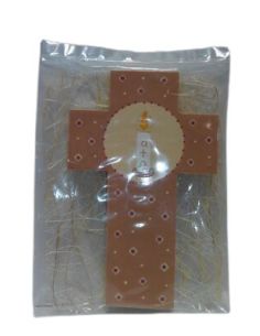 Cruz Vela 12Cm Beige 490