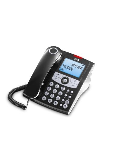 Telefono Spc Sobremesa/Mural Elegance Pantalla 2,9" Retroiluminada Con Rellamada 8 Niveles Volumen Opcion Mute