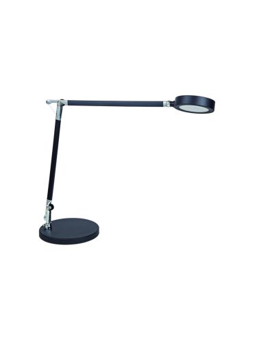 Lampara De Escritorio Maul Led 5W 618Lm Luz Ajustable Panel Tactil Doble Brazo Negra