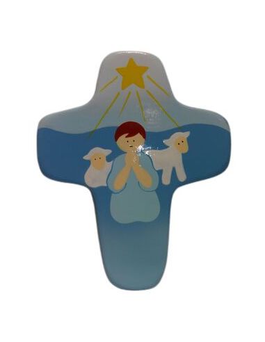 Cruz Pastor 12X10Cm Azul 705