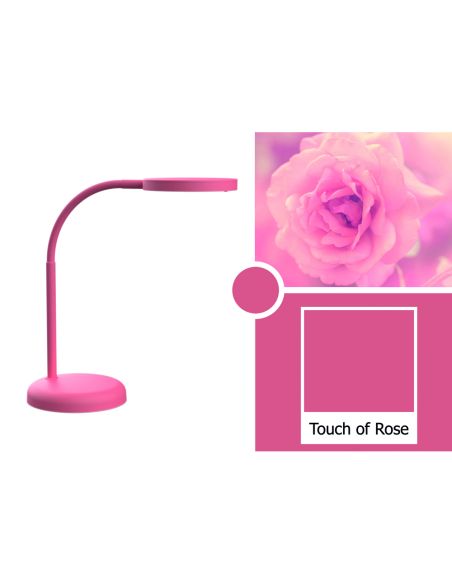 Lampara De Escritorio Maul Led 5W 769Lm Luz Calida Brazo Y Cabezal Giratorios Rosa