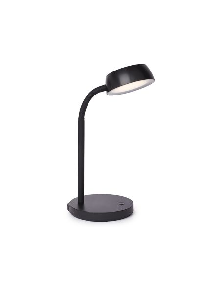 Lampara De Escritorio Maul Led 5W 585Lm Luz Calida Brazo Y Cabezal Giratorios Negra