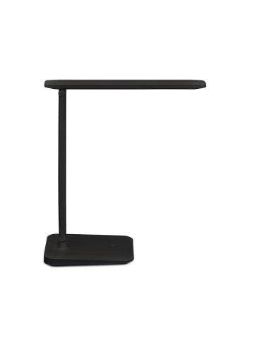 Lampara De Escritorio Maul Led 2,7W 325Lm Luz Ajustable Panel Tactil Brazo Giratorio Negra