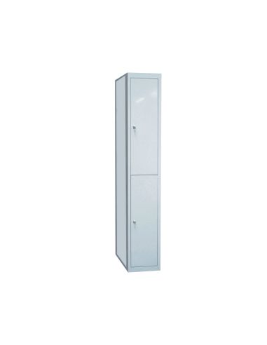 Taquilla Metalica Ar Storage 50X180X40 Cm 2 Puertas Con Llave Color Gris Continuacion