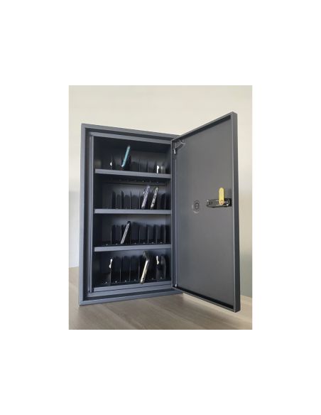 Armario Metalico Iorder 32 Moviles Cerradura Con Combinacion Color Gris