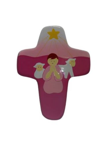 Cruz Pastor 12X10Cm Rosa 708