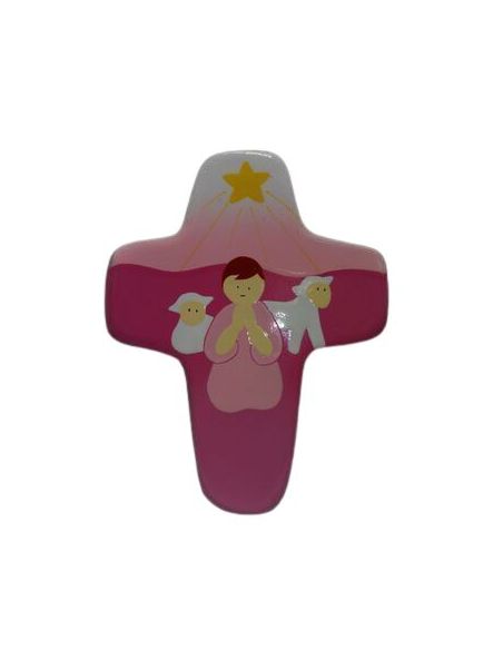 Cruz Pastor 12X10Cm Rosa 708