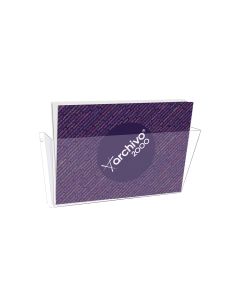 Expositor Mural Archivo 2000 Din A4 Horizontal 1 Compartimento Plastico Transparente 80X365X180 Mm 2