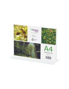 Expositor Sobremesa Archivo 2000 En Forma De T A4 Horizontal 85X300X215 Mm