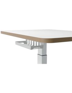 Mesa Leitz Ergo Regulable En Altura Electricamente Tablero 80X60 Cm Con Usb-C Y Usb 5V Color Blanco 2