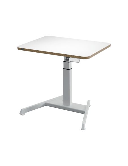 Mesa Leitz Ergo Regulable En Altura Electricamente Tablero 80X60 Cm Con Usb-C Y Usb 5V Color Blanco