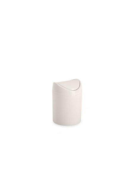 Papelera Plastico Plasticforte Tiny Sobremesa 1,4L Colores Surtidos 12,5X12,5X17,5 Cm