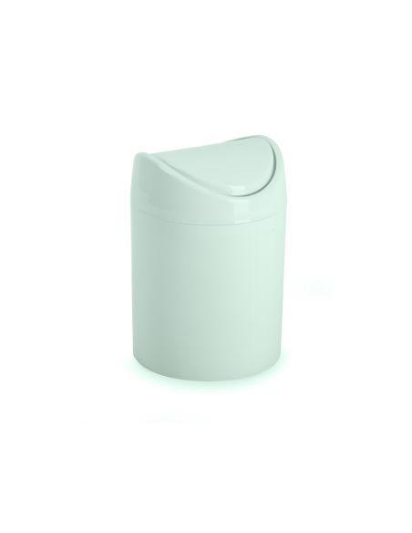 Papelera Plastico Plasticforte Tiny Sobremesa 1,4L Colores Surtidos 12,5X12,5X17,5 Cm