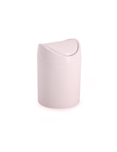 Papelera Plastico Plasticforte Tiny Sobremesa 1,4L Colores Surtidos 12,5X12,5X17,5 Cm